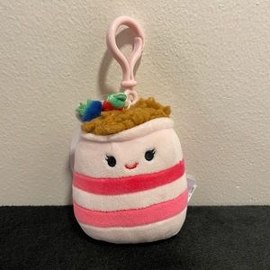 Squishmallows Zosia the Yogurt Parfait Clip 3.5”